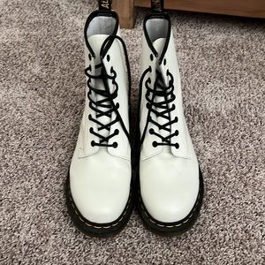 white doc martins